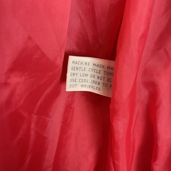 Vintage Saxton Hall Red Jacket Made in Poland Size Large - Picture 7 of 7